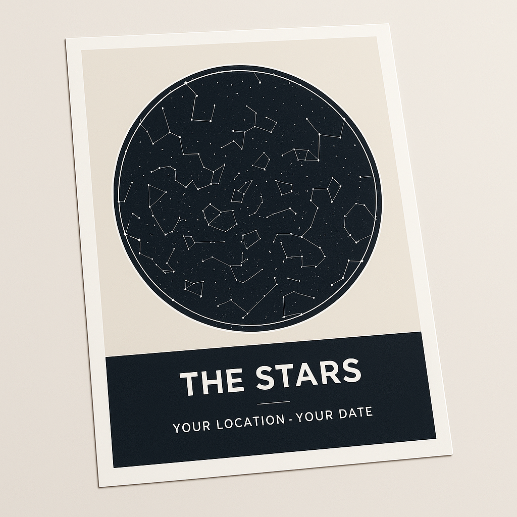 AstroKids™ Personalised Star Map (Digital Download)